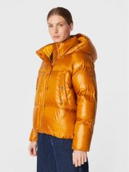 Tommy Hilfiger Kurtka puchowa Pop Colour WW0WW35974 Żółty Regular Fit. Żółte kurtki damskie Tommy Hilfiger, s, bez wzorów, z puchu, bez kaptura. Za 1,119.00 zł.