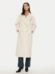 Imperial Płaszcz przejściowy KI54IBT Beżowy Loose Fit. Brązowe płaszcze damskie Imperial, m, bez wzorów, z syntetyku, bez kaptura. Za 619.99 zł.