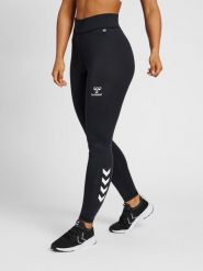 Legginsy damskie Hummel Sport hmlCORE XK. Czarne legginsy sportowe damskie Hummel, xs, bez wzorów, z dżerseju, z standardowym stanem, na fitness i siłownię. Za 136.00 zł.