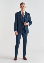 PAKO LORENTE – Spodnie męskie garniturowe P21WF-6G-069-G. Eleganckie spodnie męskie Pako Lorente, m, bez wzorów, z elastanu. Za 99.99 zł.