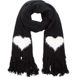 Szal TWINSET - Sciarpa AA8P5A Bic.Neve/Nero 02866. Czarne szaliki i chusty damskie Twinset, z materiału. Za 289.00 zł.