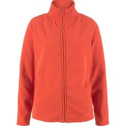 Bluza rozpinana z polaru z wpuszczanymi kieszeniami bonprix pomarańczowy matowy. Brązowe bluzy damskie bonprix, z polaru. Za 54.99 zł.