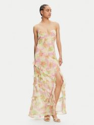BARDOT Sukienka wieczorowa 59419DB1 Kolorowy Regular Fit. Sukienki damskie Bardot, bez wzorów, z syntetyku, wizytowe, bez kołnierzyka, bez ramiączek. Za 549.99 zł.