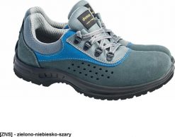 Demar BDEXO-L SB E FO SRC - damskie welurowe bezpieczne półbuty, podnosek, antypoślizgowy protektor 37. Półbuty damskie Demar, bez wzorów, z weluru, bez obcasa, bez zapięcia. Za 234.93 zł.