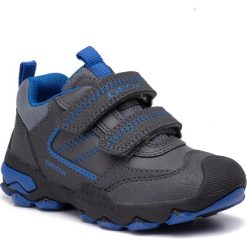Sneakersy GEOX - J Buller B.D J949VD 054FU C0071 M Dk Grey/Royal. Szare półbuty chłopięce Geox, bez wzorów, z materiału, bez zapięcia. Za 239.00 zł.