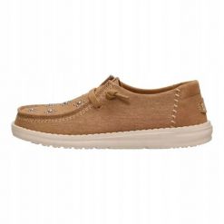 HeyDude Damskie Mokasyny Wendy Star Stud. Brązowe mokasyny damskie Hey dude, z materiału, retro. Za 249.00 zł.