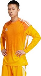 Adidas Koszulka bramkarska męska Tiro 25 Competition Long Sleeve Jsy pomarańczowa JM3536 XL. Brązowe bluzki z długim rękawem męskie Adidas, m, bez wzorów, bez kołnierzyka. Za 204.11 zł.