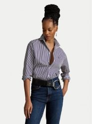 Polo Ralph Lauren Koszula 211910743517 Fioletowy Regular Fit. Fioletowe bluzki damskie Polo Ralph Lauren, s, bez wzorów, z bawełny, bez kołnierzyka, bez ramiączek. Za 859.99 zł.