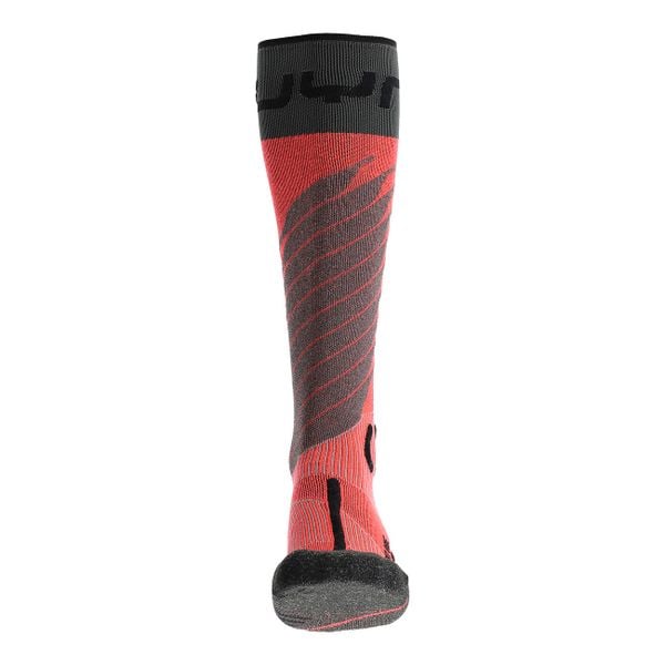 Skarpety narciarskie damskie UYN Ski One Merino. Czerwone skarpety damskie UYN, bez wzorów. Za 129.99 zł.