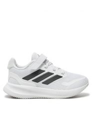 Adidas Sneakersy Runfalcon 5 IE8579 Biały. Białe buty sportowe dziewczęce Adidas, bez wzorów, z materiału, bez zapięcia. Za 159.99 zł.