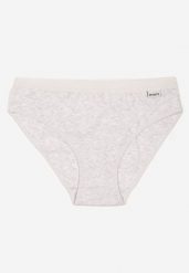Jasnoszare Bawełniane Majtki Typu Figi Lanadwen. Szare figi damskie Renee, xl, bez wzorów, z bawełny. Za 4.99 zł.