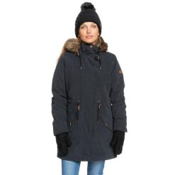 Kurtka zimowa damska Roxy Amy 3 w 1. Czarne kurtki damskie Roxy, na zimę, m, bez wzorów, z poliamidu, bez kaptura. Za 627.00 zł.