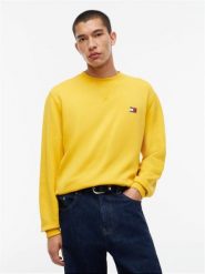 Tommy Jeans Bluza Mężczyźni Bawełna (100%) żółty, L. Żółte bluzy męskie Tommy Jeans, l, bez wzorów, z bawełny, bez kaptura. Za 369.95 zł.