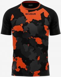 T-shirt męski Givova Army czarno-pomarańczowy. Brązowe t-shirty męskie Givova, m, bez wzorów, z materiału, klasyczne, bez kołnierzyka. Za 75.66 zł.