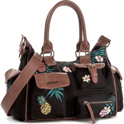 Torebka DESIGUAL - 18SAXFAO 2000. Czarne torebki do ręki damskie Desigual, z materiału. W wyprzedaży za 259.00 zł.