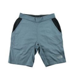 Second life - The North Face spodenki męskie - Jak nowy. Szare krótkie spodenki sportowe męskie The North Face, l, bez wzorów, z materiału, trekkingowe. Za 106.46 zł.