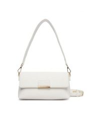 Valentino Torebka Dione Re VBS9U809 Biały. Białe listonoszki damskie Valentino, bez wzorów, ze skóry, bez dodatków. Za 549.99 zł.