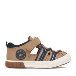 Sandały Beverly Hills Polo Club. Brązowe sandały chłopięce Beverly Hills Polo Club, bez zapięcia. Za 119.99 zł.