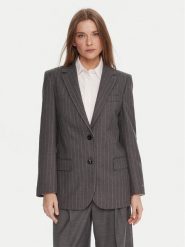 Tommy Hilfiger Marynarka WW0WW48262 Szary Relaxed Fit. Szare żakiety damskie Tommy Hilfiger, bez wzorów, z syntetyku. Za 979.99 zł.