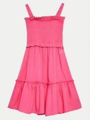 Guess Sukienka codzienna J4GK27 WG5S2 Różowy Regular Fit. Czerwone sukienki dla dziewczynek Guess, z aplikacjami, z lyocellu, bez ramiączek. Za 179.99 zł.