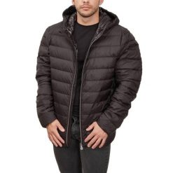 Kurtka GEOX M2625B T2562 M DERECK HOOD JACKET Czarny. Czarne kurtki męskie Geox, m, bez wzorów, z tkaniny, casualowe, bez kaptura. Za 488.99 zł.