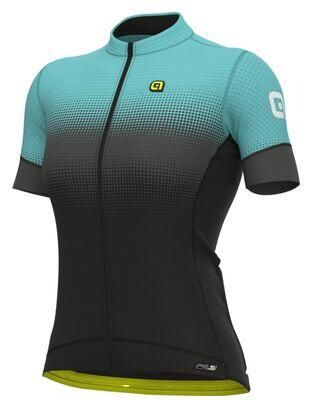 Koszulka rowerowa damska Alé Gradient. Niebieskie koszulki sportowe damskie ALÉ CYCLING, l, bez wzorów, z elastanu, bez kołnierzyka, bez ramiączek, rowerowe. Za 373.75 zł.