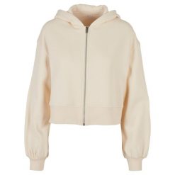 Krótka Bluza Damska Z Kapturem Zapinana Na Zamek Błyskawiczny. Czarne bluzy damskie BUILD YOUR BRAND, xl, bez wzorów, z kapturem. Za 227.99 zł.
