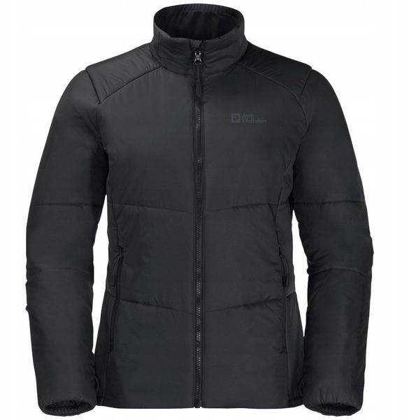 Jack Wolfskin Bergland INS Hoody W 1207231-6000 Czarne XXL. Czarne kurtki męskie Jack Wolfskin, m, bez wzorów, bez kaptura. Za 386.55 zł.