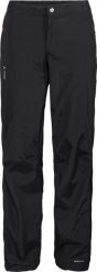 Vaude Spodnie przeciwdeszczowe damskie Vaude Yaras Rain Zip III - czarne 34. Czarne spodnie sportowe damskie Vaude, bez wzorów. Za 228.85 zł.