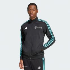 Bluza dresowa Mercedes - AMG Petronas Formula One Team DNA. Białe bluzy męskie Adidas, s, bez wzorów, z dresówki, bez kaptura. Za 329.00 zł.