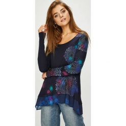 Desigual - Bluzka. Szare bluzki damskie Desigual. Za 249.90 zł.