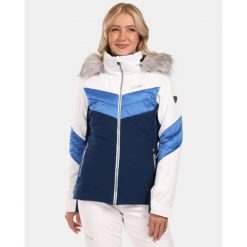 Dámská lyžařská bunda Kilpi LIN-W. Białe kurtki damskie Kilpi, bez wzorów, bez kaptura, narciarskie. Za 576.97 zł.