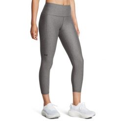 Damskie legginsy z wysokim stanem Under Armour HeatGear. Szare legginsy sportowe damskie Under Armour, m, bez wzorów, z materiału, z podwyższonym stanem, na fitness i siłownię. Za 275.00 zł.