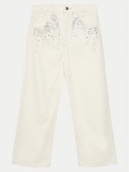 Guess Jeansy J5RB07 WGVO0 Biały Regular Fit. Białe jeansy dla dziewczynek Guess, z jeansu. Za 179.99 zł.