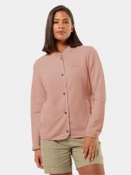 Jack Wolfskin Polar Light Curl 1711521 Różowy Regular Fit. Czerwone bluzy sportowe damskie Jack Wolfskin, s, bez wzorów, z polaru, bez kaptura. Za 319.99 zł.