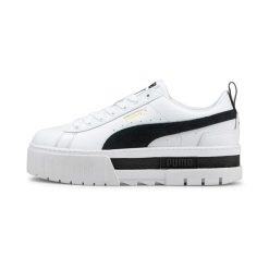 Puma Buty Mayze Lth 38198301. Czarne obuwie sportowe damskie Puma, bez wzorów, z gumy, trekkingowe. W wyprzedaży za 185.00 zł.