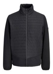 Kurtka hybrydowa JJ REBEL. Niebieskie kurtki męskie bonprix, m, bez wzorów, sportowe, bez kaptura. Za 169.99 zł.