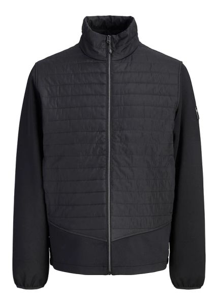 Kurtka hybrydowa JJ REBEL. Niebieskie kurtki męskie bonprix, m, bez wzorów. Za 179.99 zł.