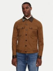 Dolce&Gabbana Kurtka przejściowa G9BJFT GI513 Brązowy Regular Fit. Brązowe kurtki męskie Dolce&Gabbana, m, bez wzorów, z bawełny, bez kaptura. Za 5,529.00 zł.