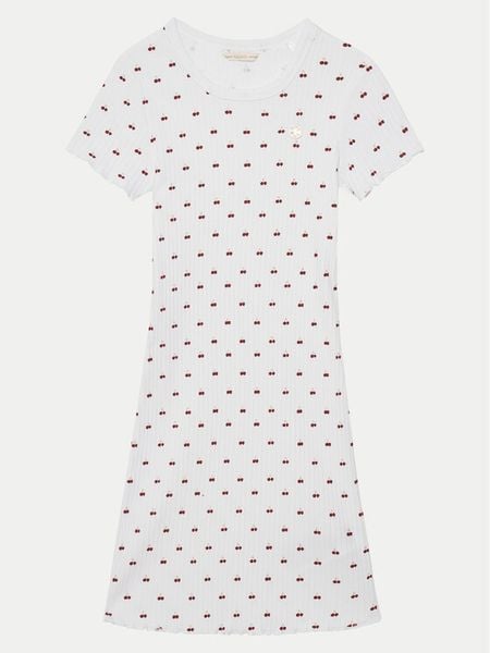Guess Sukienka codzienna J5GK02KCSQ4 Czerwony Regular Fit. Czerwone sukienki dla dziewczynek Guess, z aplikacjami, bez ramiączek. Za 199.99 zł.