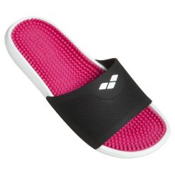 Buty do stepowania Arena Marco. Czarne klapki damskie Arena, bez wzorów, sportowe, bez obcasa. Za 109.00 zł.