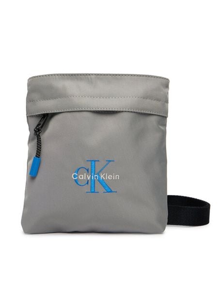 Calvin Klein Saszetka Bold Flatpack LV04D3178G Szary. Szare saszetki męskie Calvin Klein, z materiału. Za 189.99 zł.