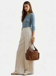 LAUREN RALPH LAUREN Torebka 431P10123001 Brązowy. Brązowe torebki do ręki damskie Lauren Ralph Lauren, bez wzorów, ze skóry, bez dodatków. Za 2,198.99 zł.