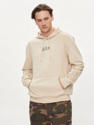 Gap Bluza 868455-03 Beżowy Regular Fit. Brązowe bluzy męskie GAP, m, bez wzorów, z bawełny, bez kaptura. Za 149.99 zł.