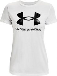 Under Armour Koszulka damska Under Armour Live Sportstyle Graphic biała SSC 1356305 102 M. Białe t-shirty damskie Under Armour, m, bez wzorów, bez kołnierzyka. Za 122.31 zł.