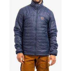 Kurtka ocieplana męska Fjallraven Expedition X-Latt Jacket. Niebieskie kurtki męskie Fjällräven, m, bez wzorów, sportowe, bez kaptura. W wyprzedaży za 889.50 zł.