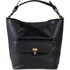 Torba shopper bonprix czarny - złoty kolor. Czarne torebki shopper damskie bonprix. Za 99.99 zł.