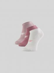 4F Skarpetki krótkie (3-pack) damskie - multikolor 35-38. Skarpety damskie 4f, bez wzorów, z bawełny. Za 49.99 zł.