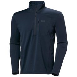Bluza 1/2 zip Helly Hansen Versalite Fleece. Niebieskie bluzy męskie Helly Hansen, bez wzorów, z materiału, bez kaptura. Za 423.50 zł.