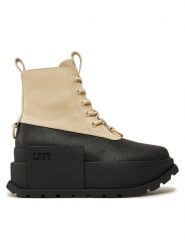 United Nude Trzewiki Roko Patrol Boot 10881510192 Beżowy. Brązowe botki damskie United Nude, ze skóry, bez obcasa, na koturnie, bez zapięcia. Za 1,439.00 zł.